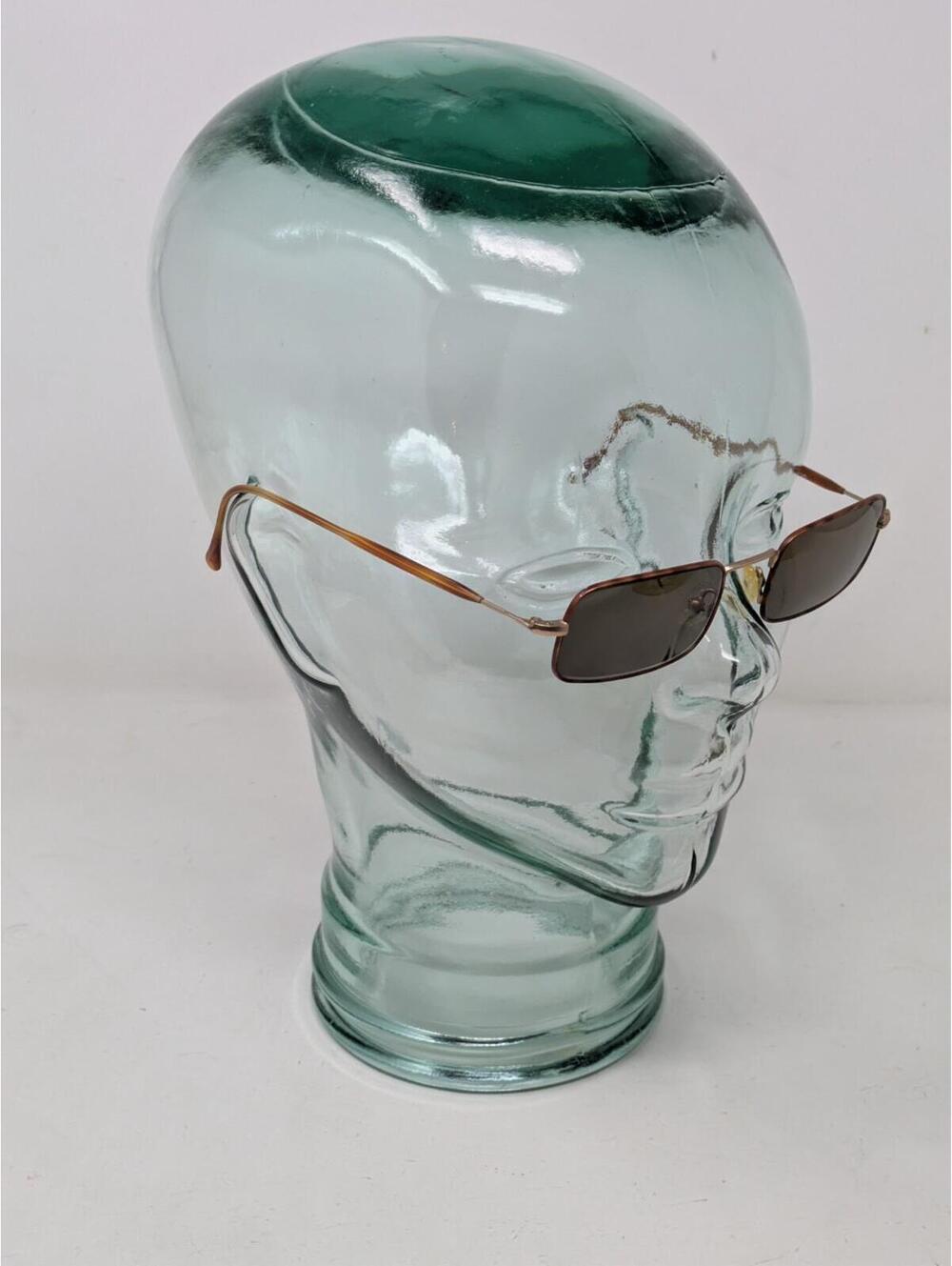 Vintage Ralph Lauren Polo 103 Tortoise Rectangular Frame Sunglasses-Italy
